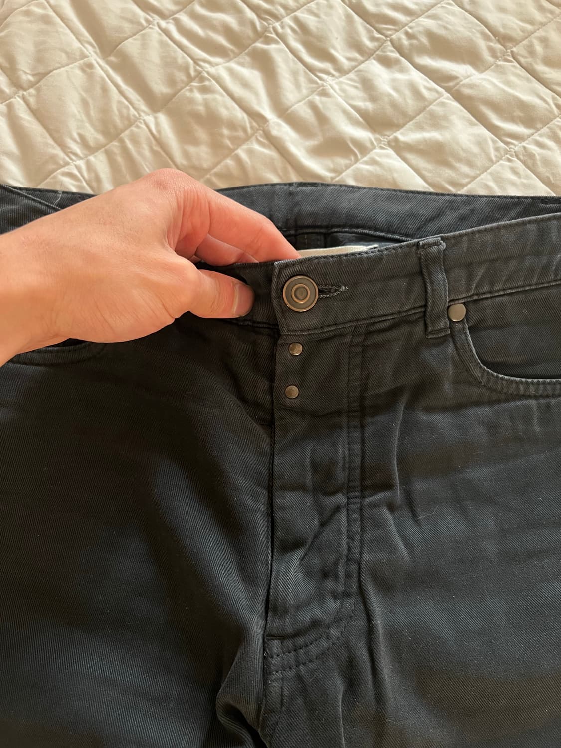 Maison Margiela 백 스티치 슬림핏 데님 상품이미지2