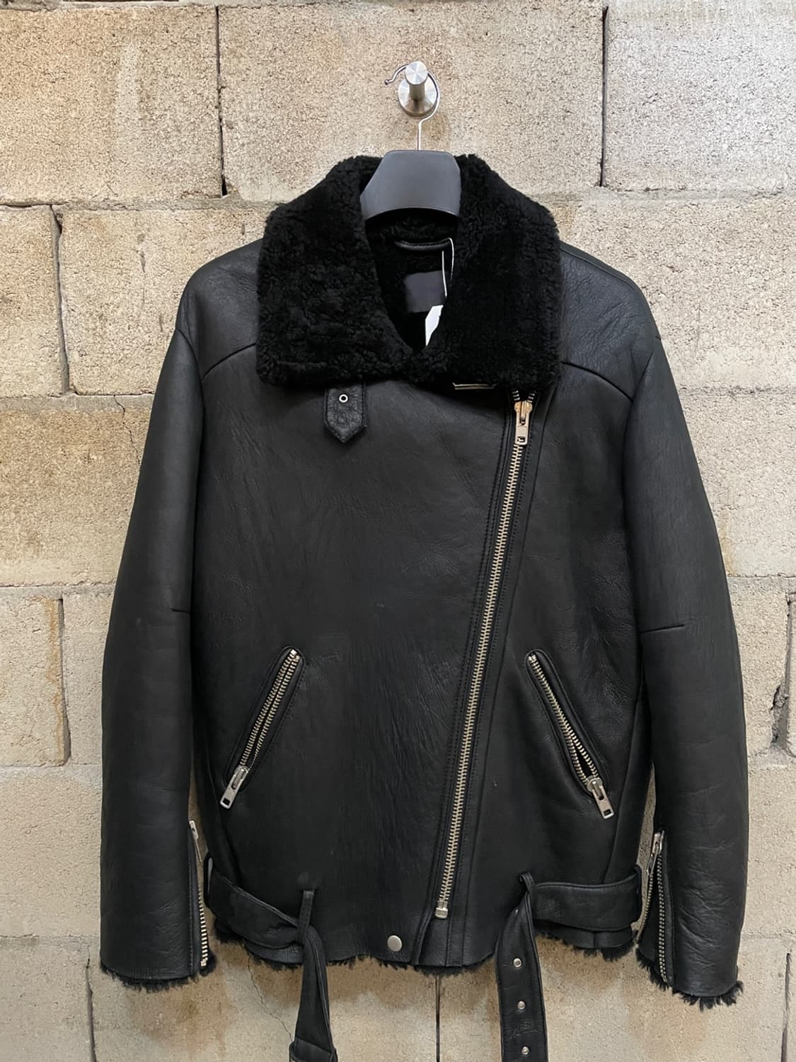 빈티지 램스킨 무스탕 자켓 상품이미지5