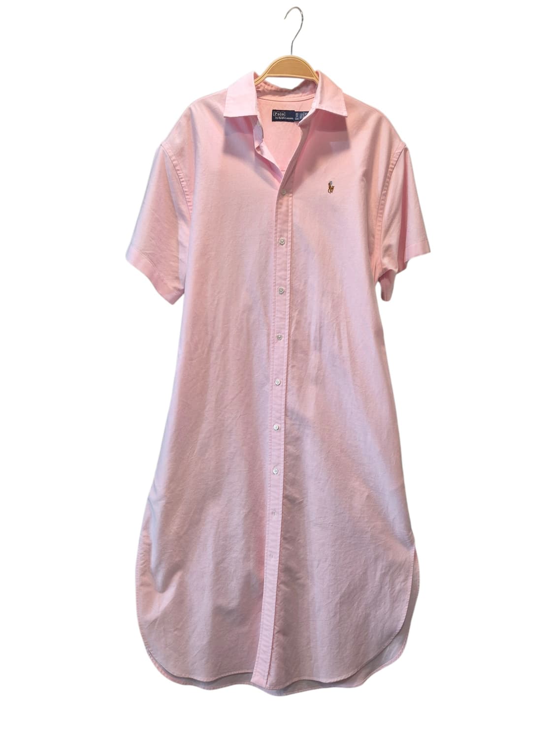 폴로 랄프로렌 핑크 셔츠 원피스 상품이미지1