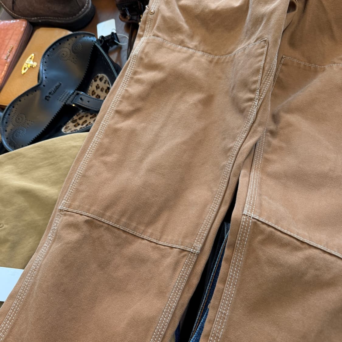RNA 일본 브랜드 더블니 카펜터 캔버스 팬츠 33 32 상품이미지2
