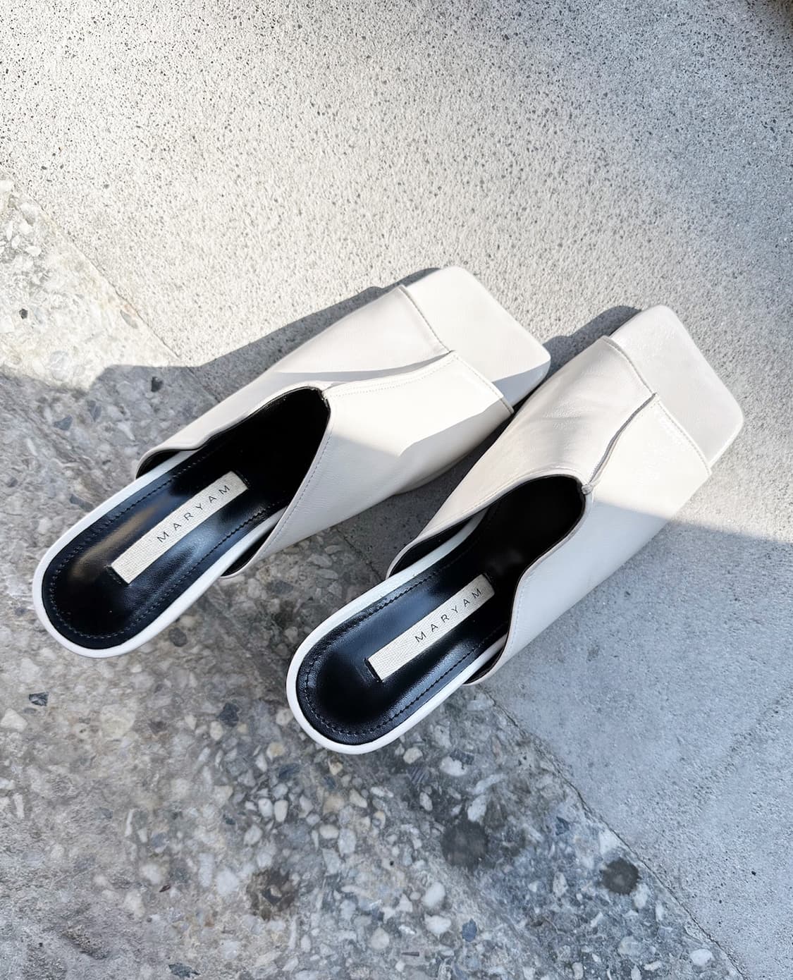 MARYAM NASSIR ZADEH square mules 상품이미지1