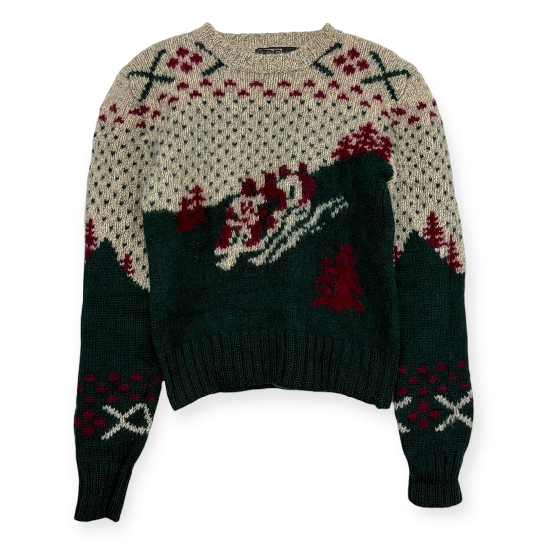 90s 폴로 랄프로렌 패턴 니트 티셔츠 상품이미지1