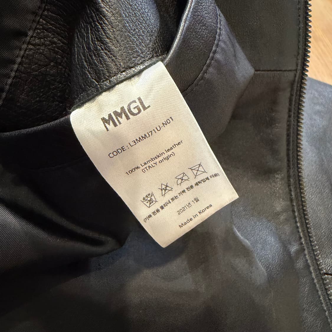 MMGL 램스킨 (양가죽) 투 투웨이 라이더 자켓 상품이미지3