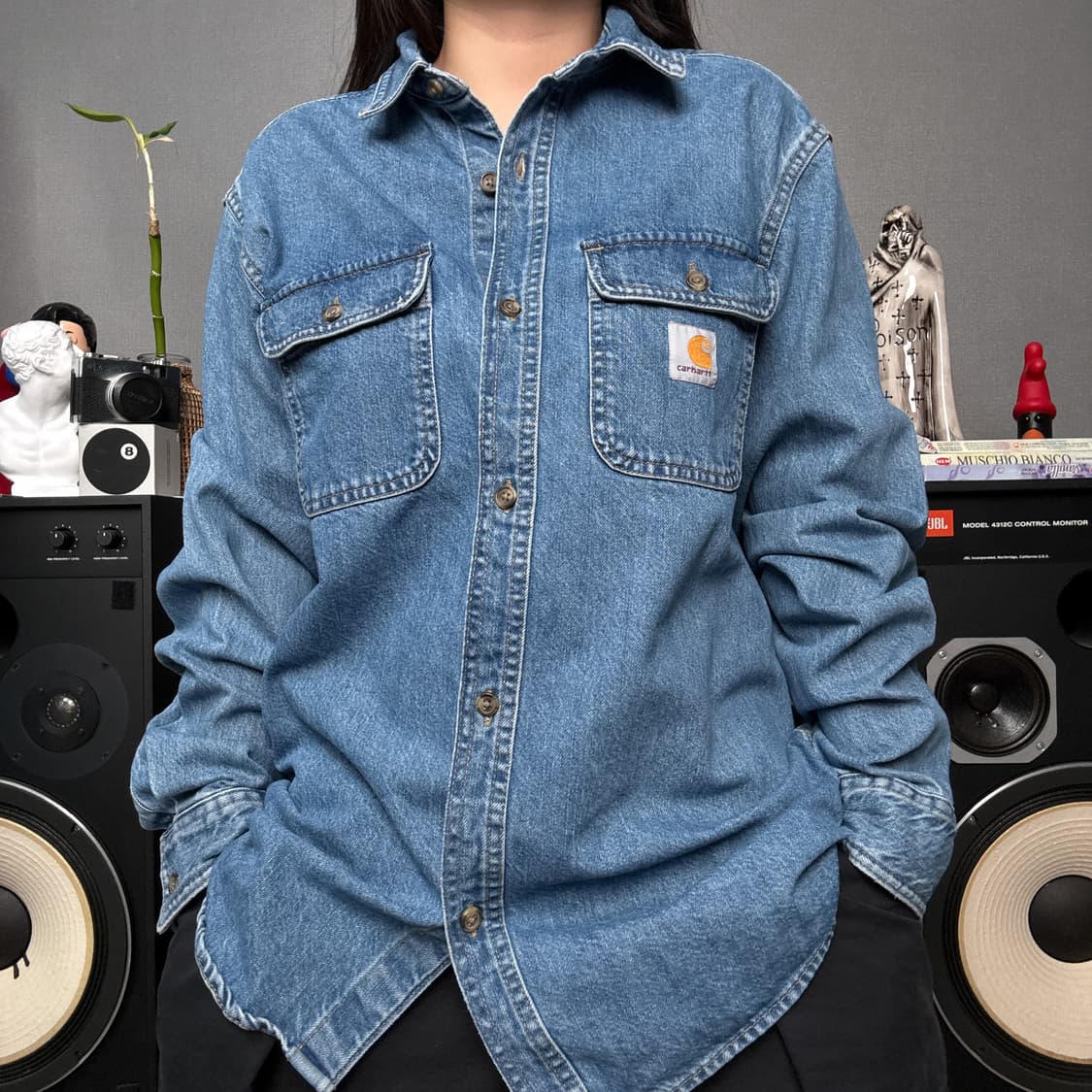 칼하트 데님셔츠 상품이미지1