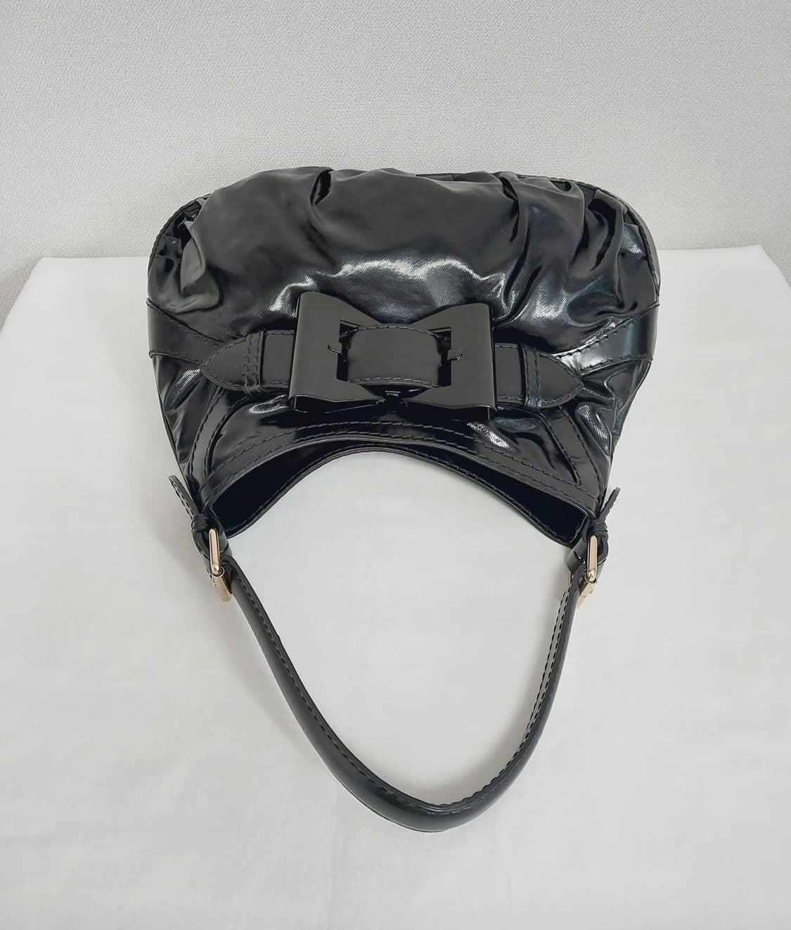 구찌 크리스탈 리본 퀸 호보백 숄더백 블랙 (정품) 상품이미지3