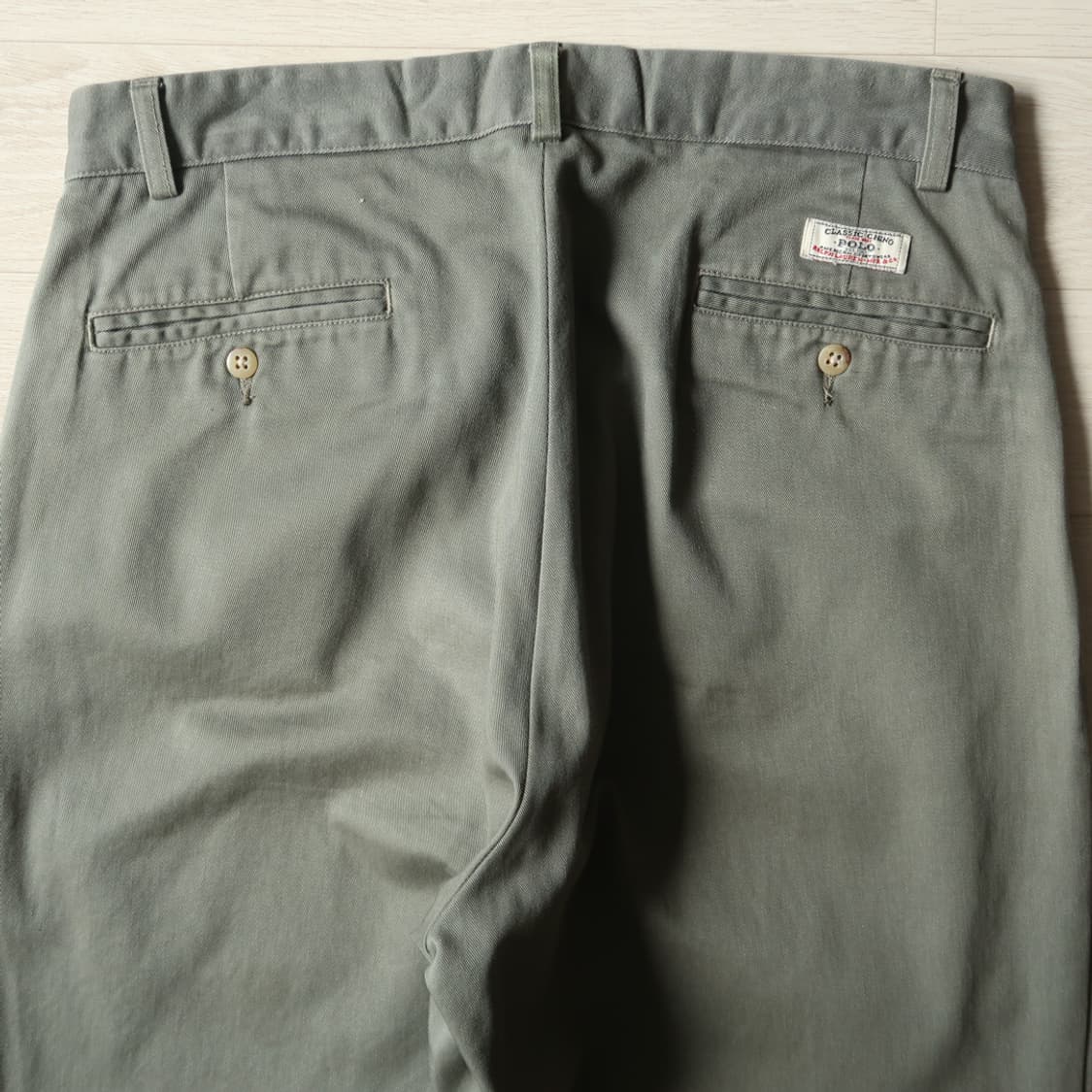 빈티지 90s 폴로 랄프로렌 앤드류 투 턱 치노 팬츠 상품이미지7