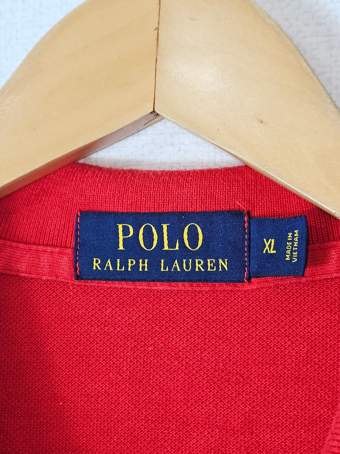 폴로 랄프로렌 신형 카라티 반팔 피케티 레드 해외 XL (국내 XXL) 상품이미지3
