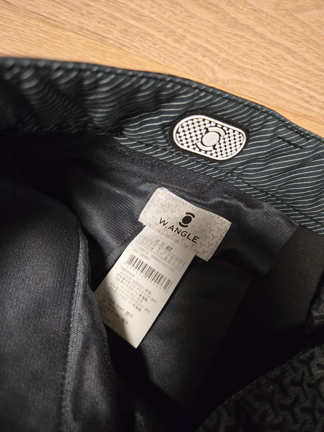 [82] 와이드앵글 남성 골프 기모 바지 상품이미지5