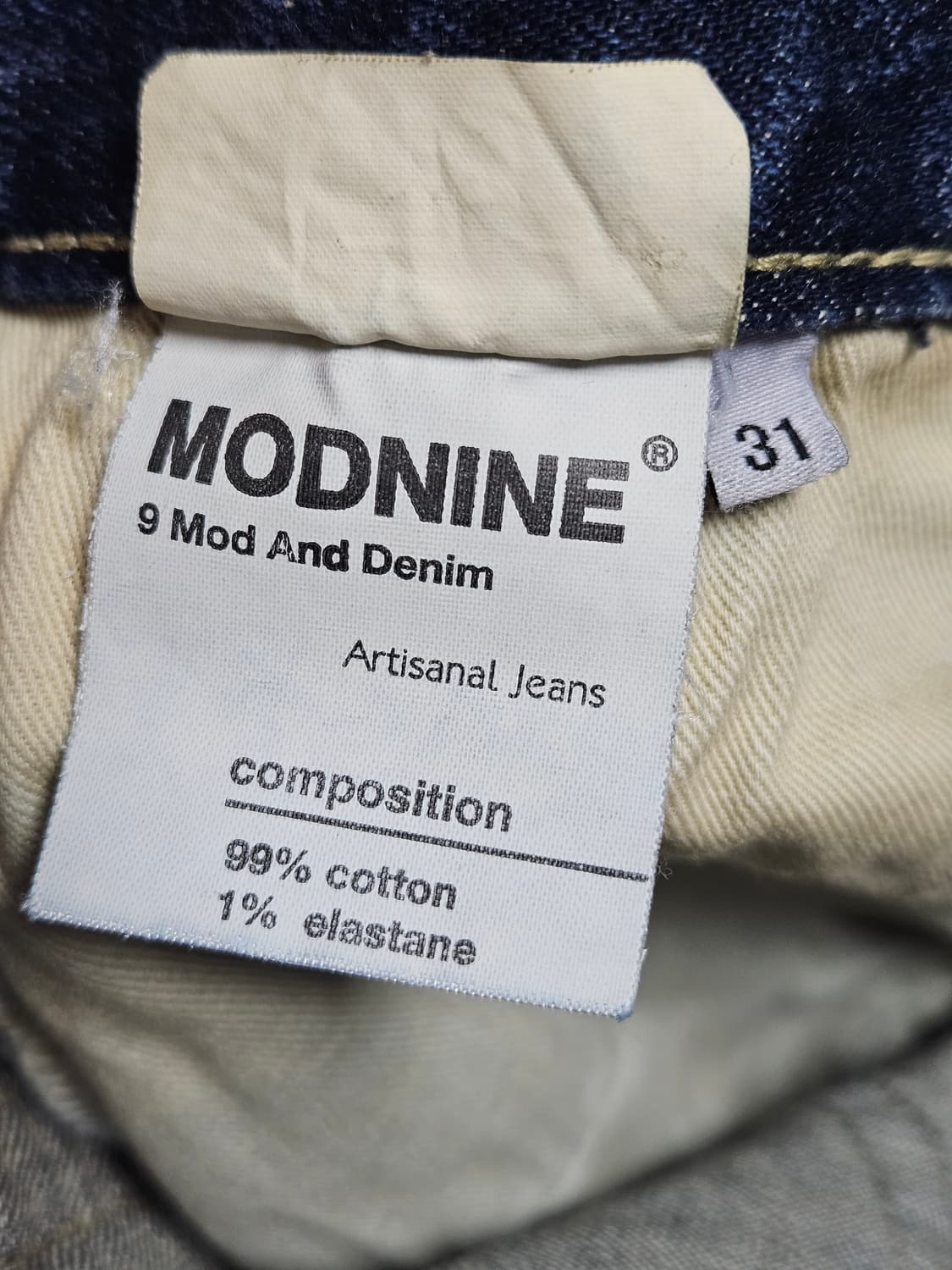 모드나인 펑크타운 슬림 스트레이트 진 청바지 상품이미지5