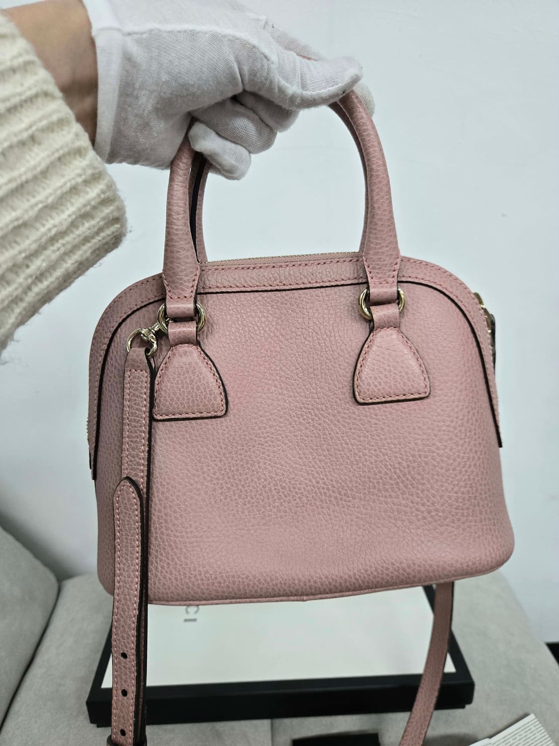 [보증서 정품] 구찌 인터로킹 돔 숄더백 상품이미지6