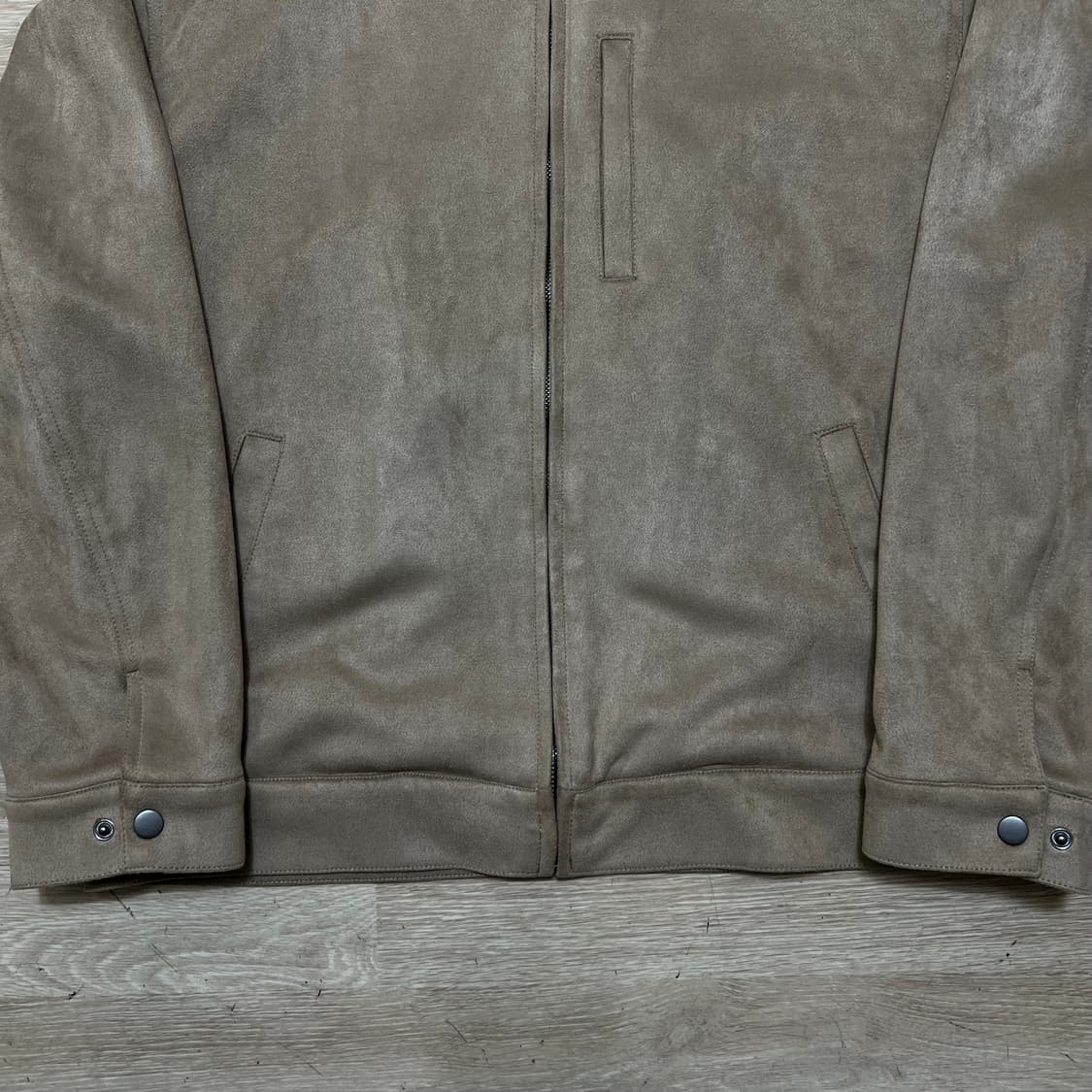 더니트컴퍼니 스웨이드 가죽 블루종 자켓 [베이지] M/95 상품이미지3