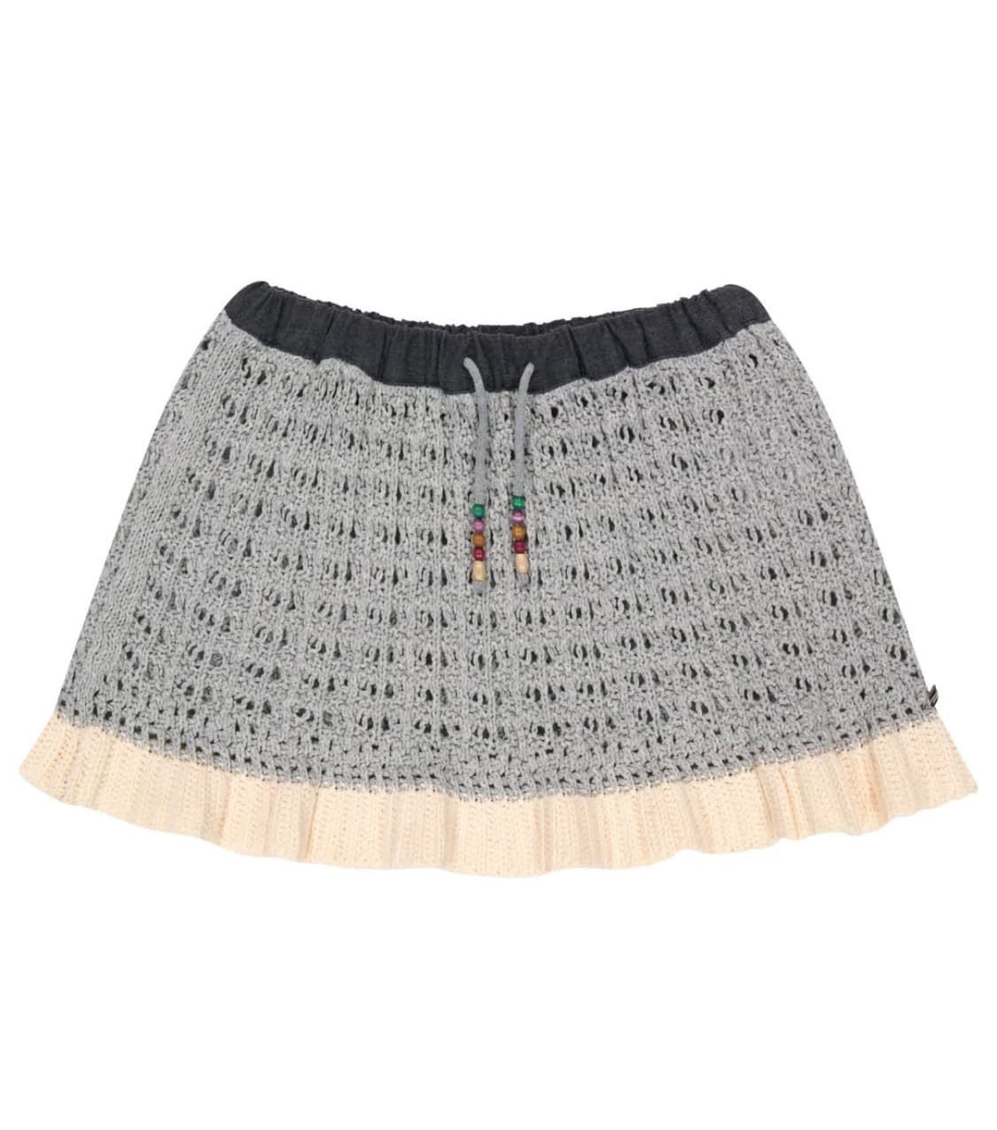 코이세이오 Layered knit skirt melange grey 상품이미지1