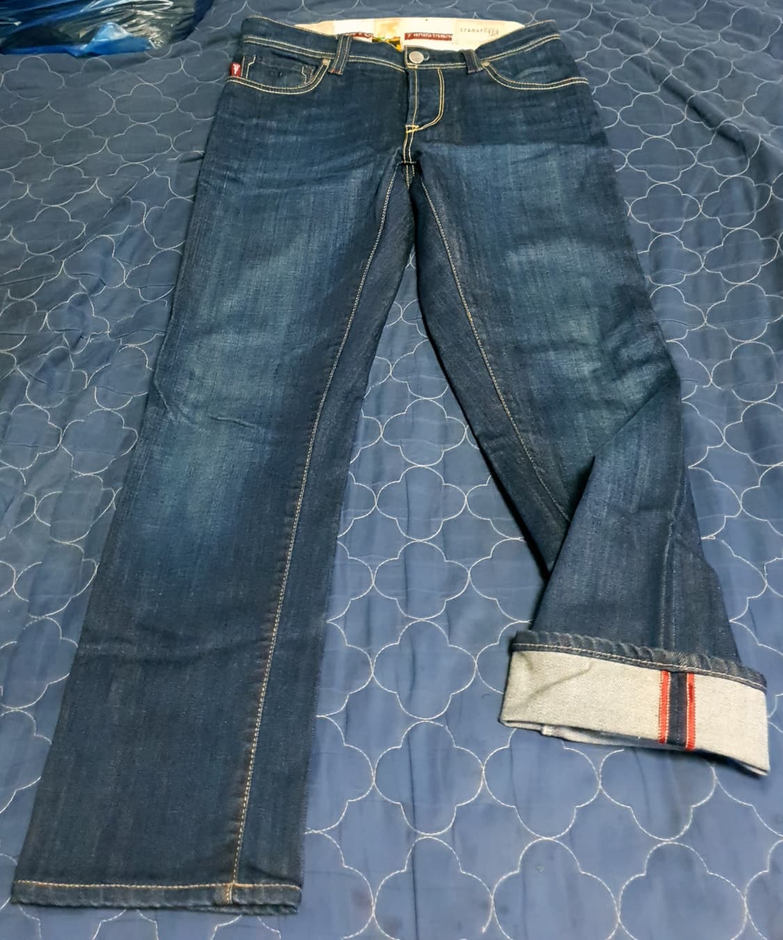 (이태리) 트라마로사 테일러드 레오나르도 셀비지 스판 데님팬츠 (31) 상품이미지1