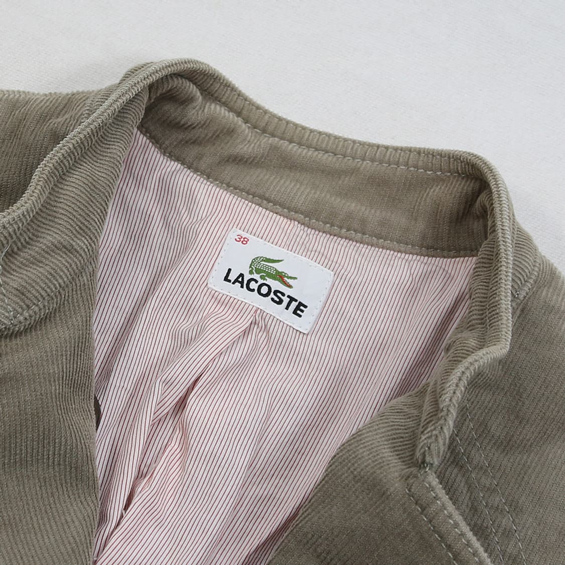 라코스테 코듀로이 피코트 (여성용 38) 상품이미지5