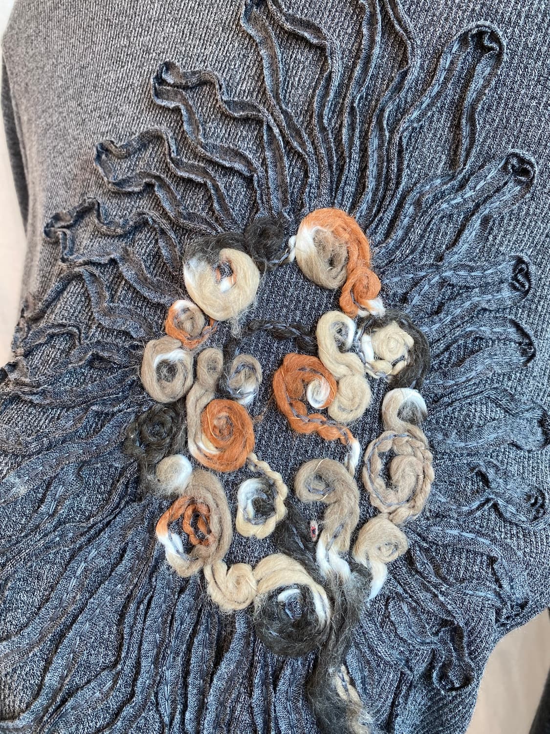 차콜 디테일 니트탑(M-L) 상품이미지6