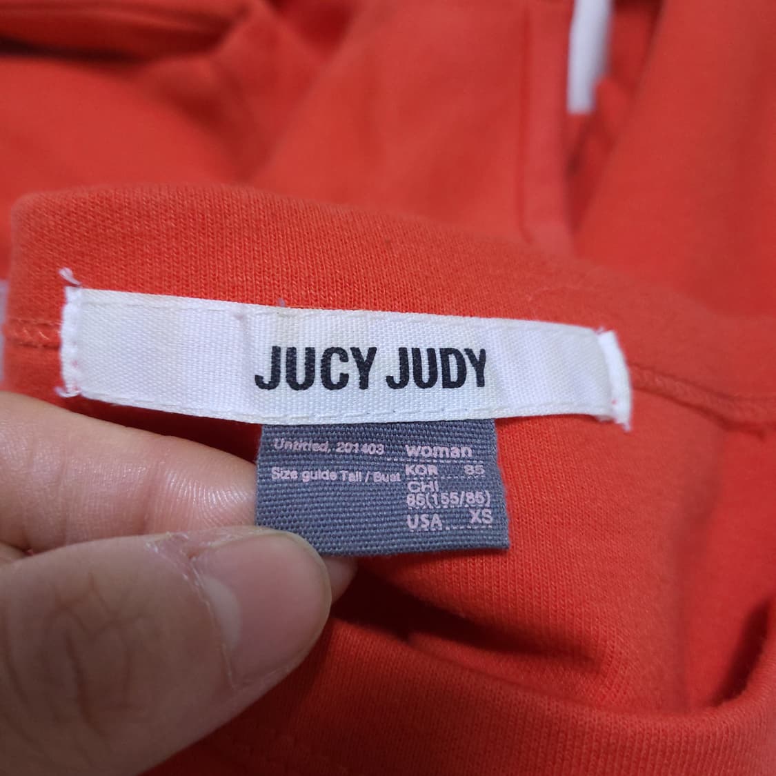 쥬시쥬디 여성 크롭맨투맨 85 0313 뽀샤샤 상품이미지6