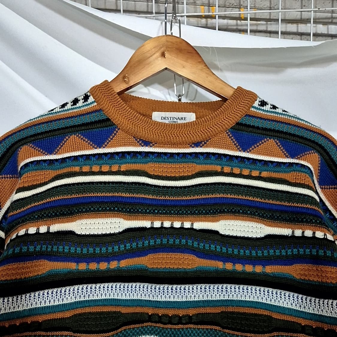 Destinare 케이블 패턴 니트 상품이미지2