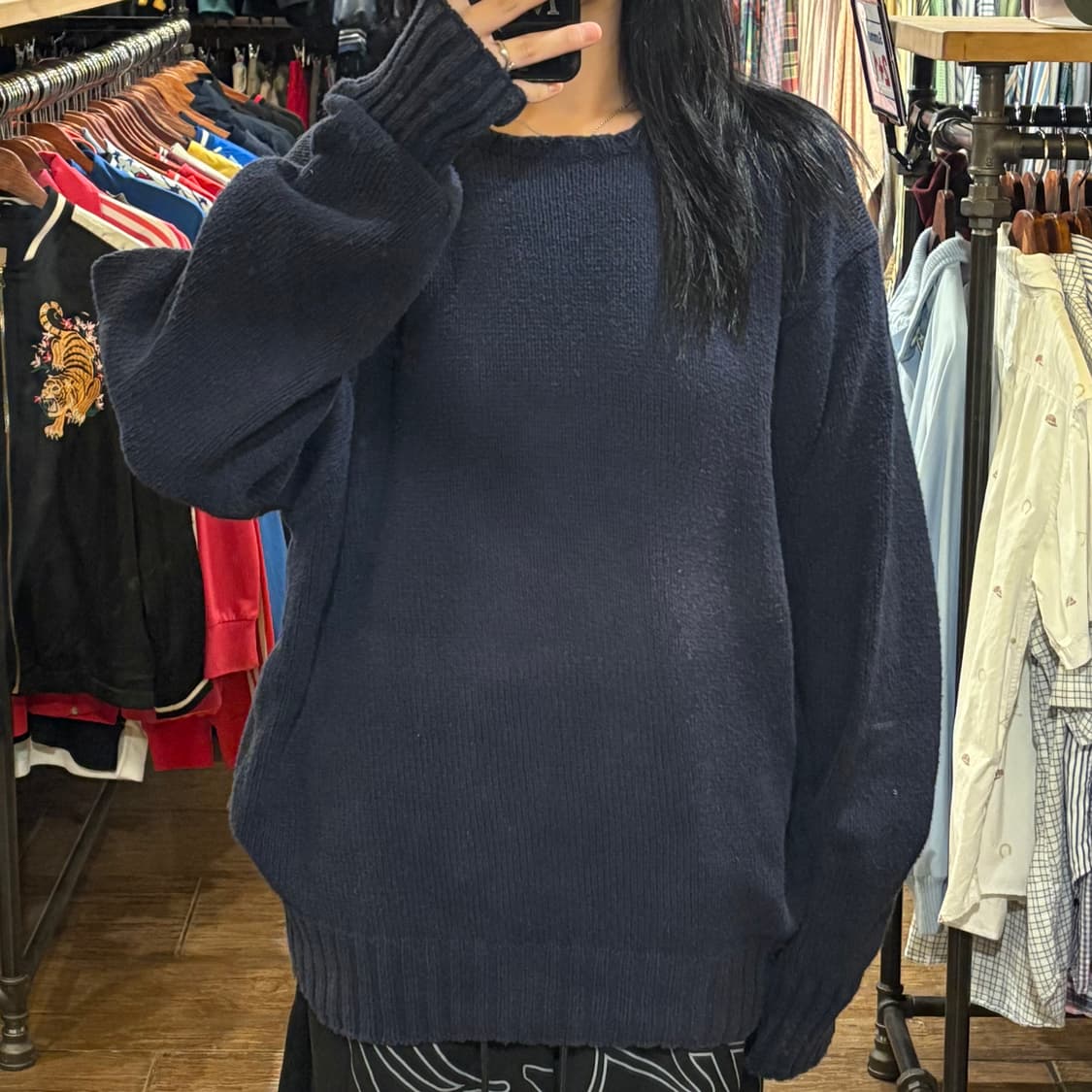 [HI] POLO 니트 네이비 상품이미지2