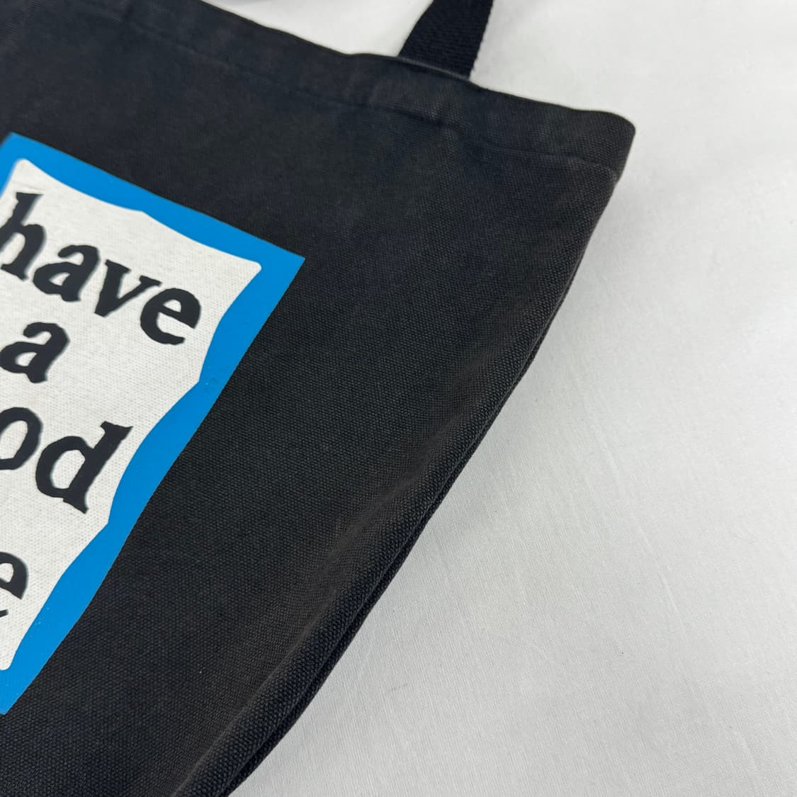 해브어굿타임 블루 토트백 에코백 상품이미지4