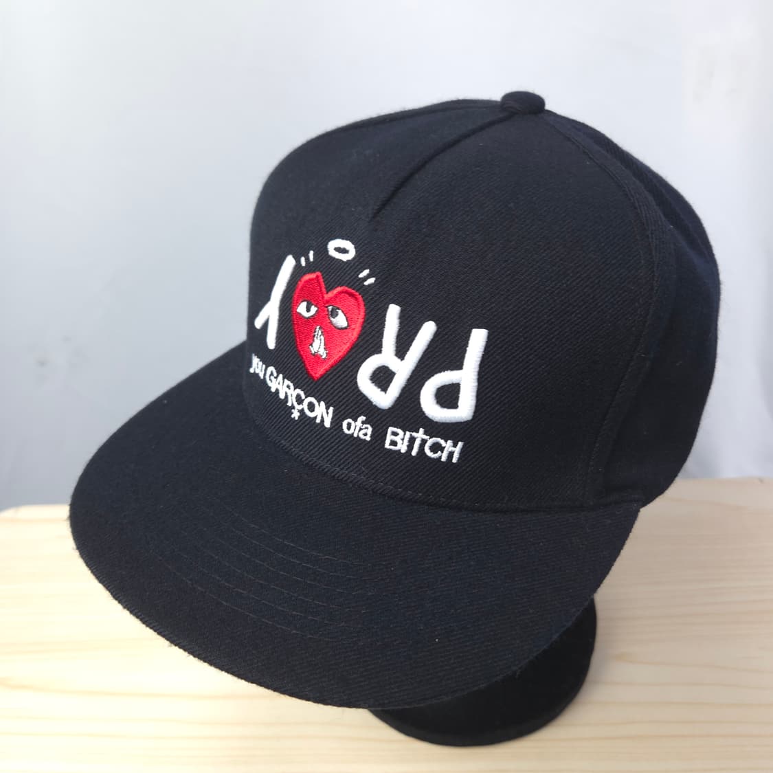 UNIF x Comme Des Garçons 꼼데가르송 스냅백 모자 상품이미지1