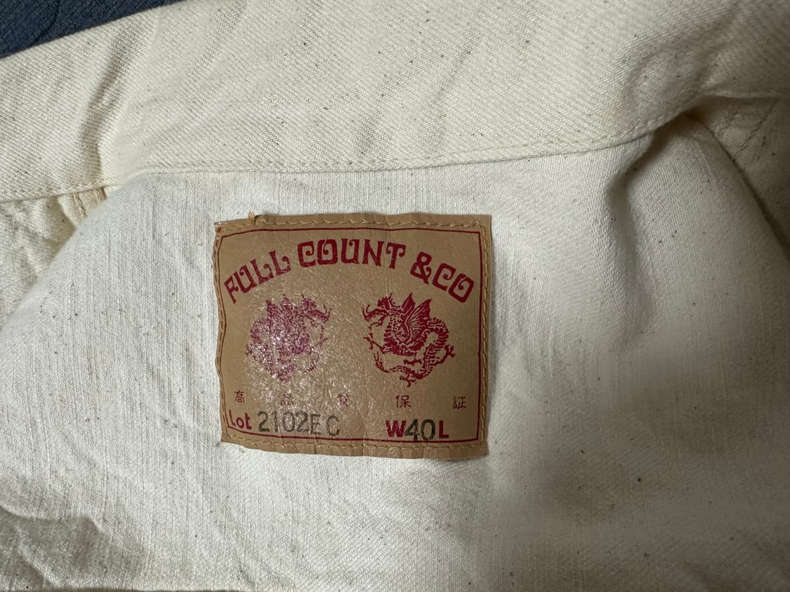 풀카운트 2세대 에크루 청자켓 (2102EC) 상품이미지4