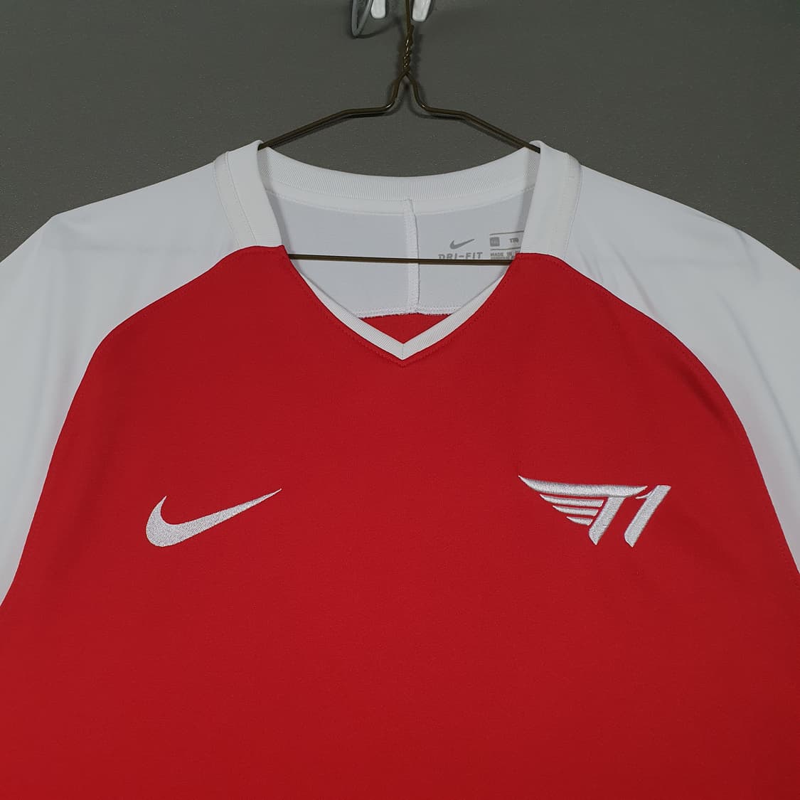 나이키 X T1 롤드컵 2021 오피셜 유니폼 반팔 져지 페이커 2XL 상품이미지3