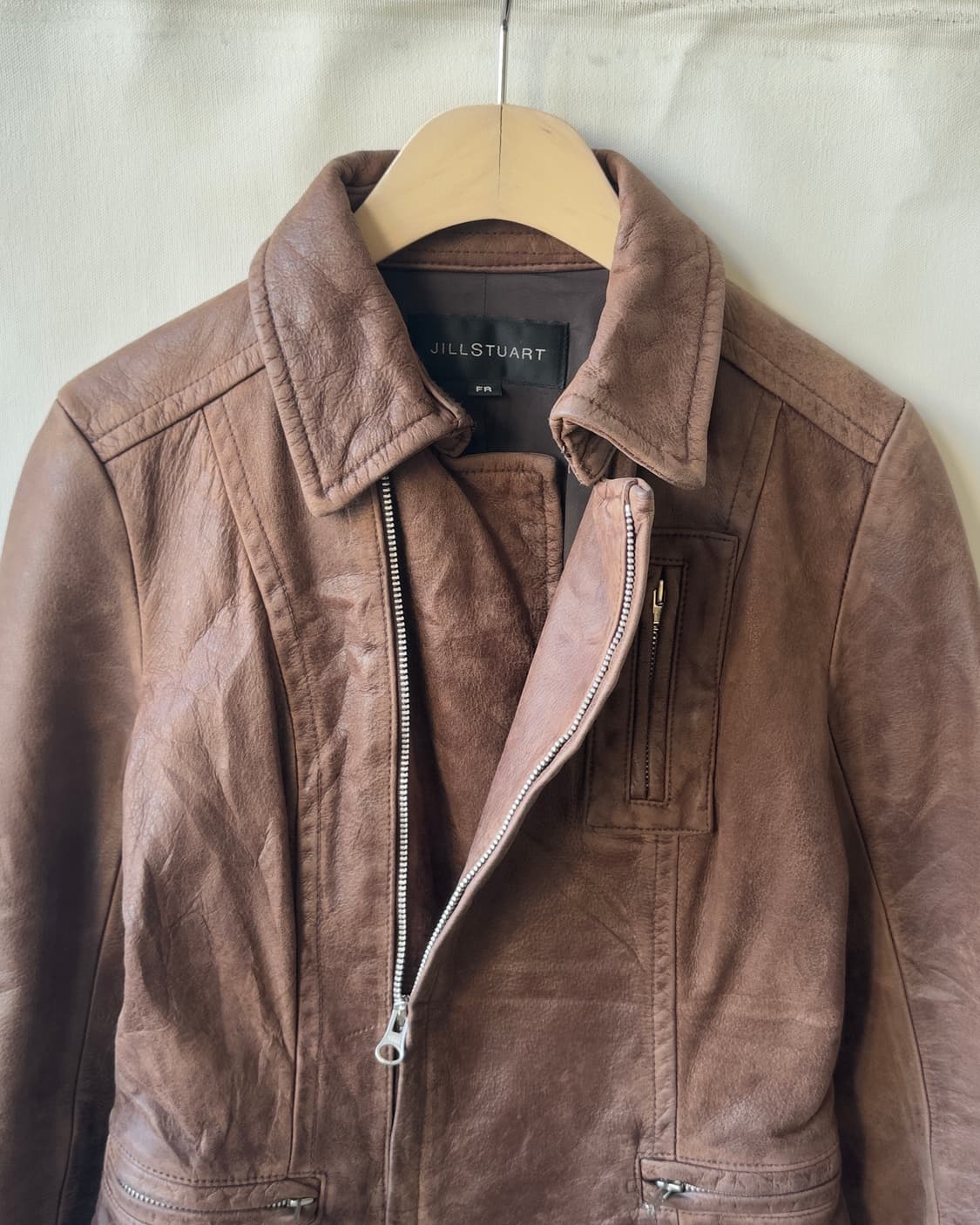 [JILL STUART] Cowhide Leather Jacket 상품이미지6