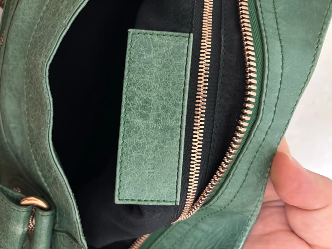 발렌시아가 모터 시티백 그린 상품이미지5