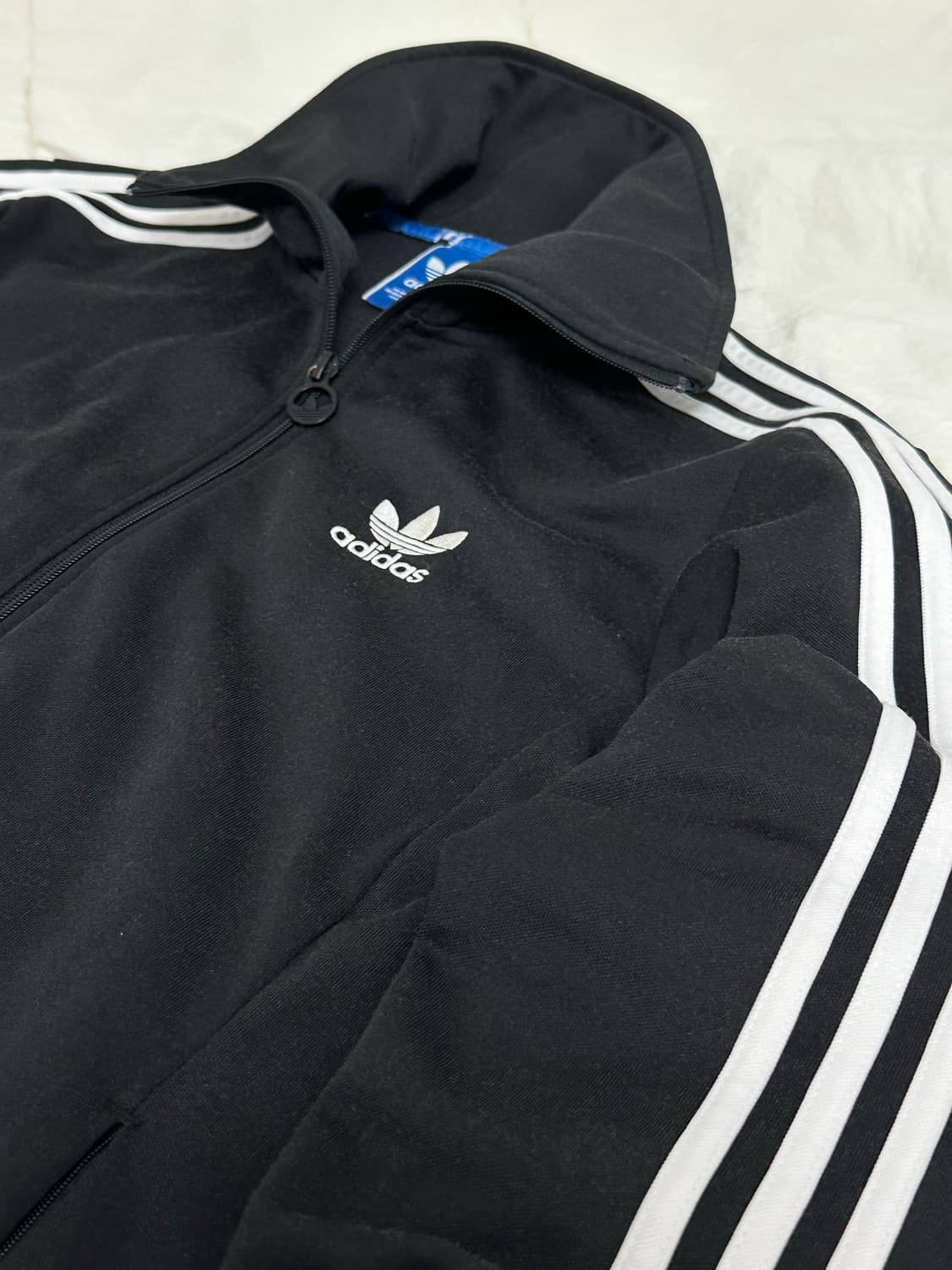 아디다스 파이어버드 삼선 유로파 트랙탑 블랙 미디움 상품이미지3