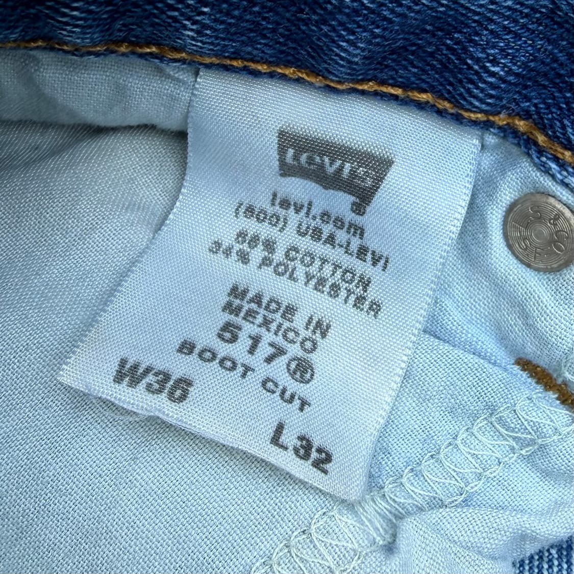 00s 빈티지 리바이스 517 W36 L32 부츠컷 상품이미지10