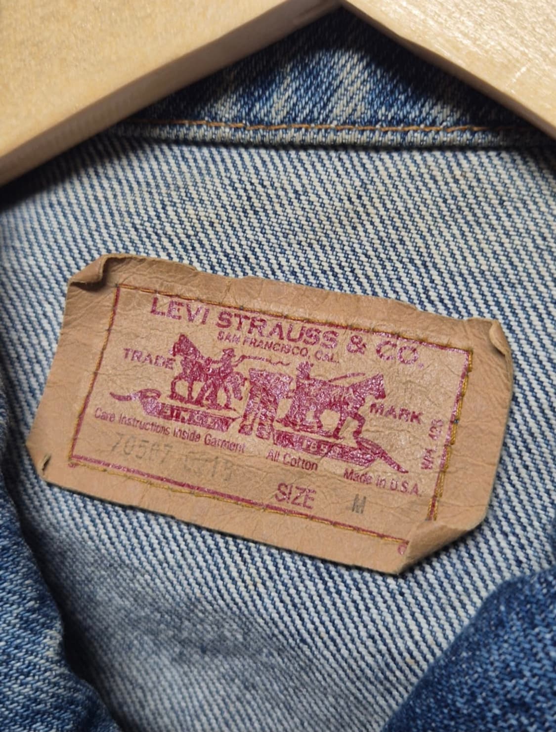 [M] 80s US Made 리바이스 트러커 -111 상품이미지4