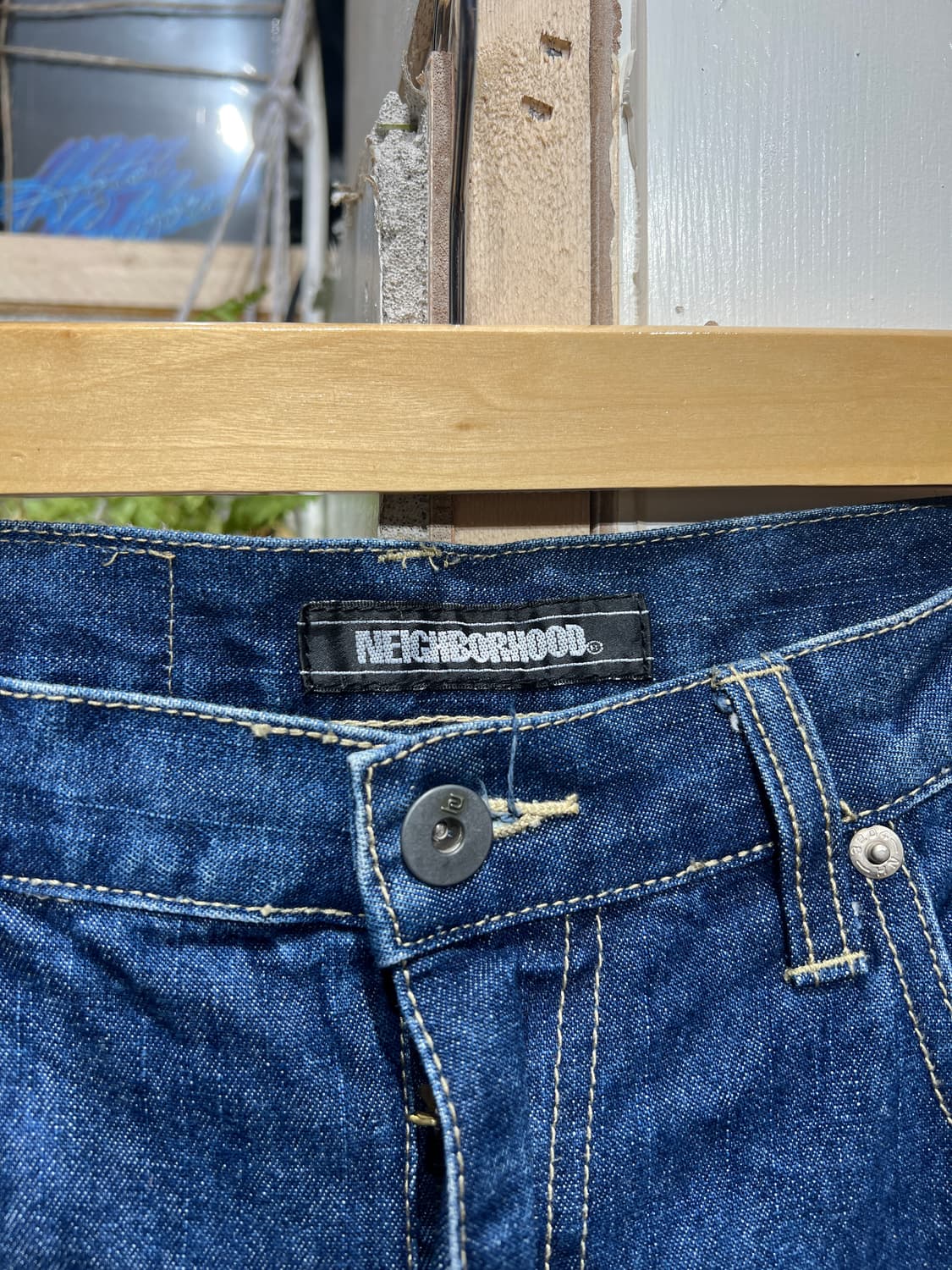 Neighborhood x Fragment 네이버후드 프라그먼트데님팬츠 상품이미지5