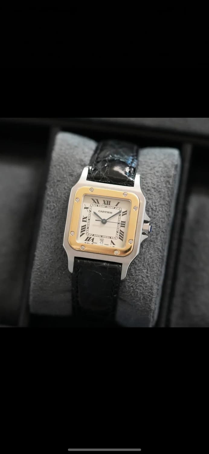 까르띠에 산토스 갈베 콤비 LM 라지사이즈 상품이미지4