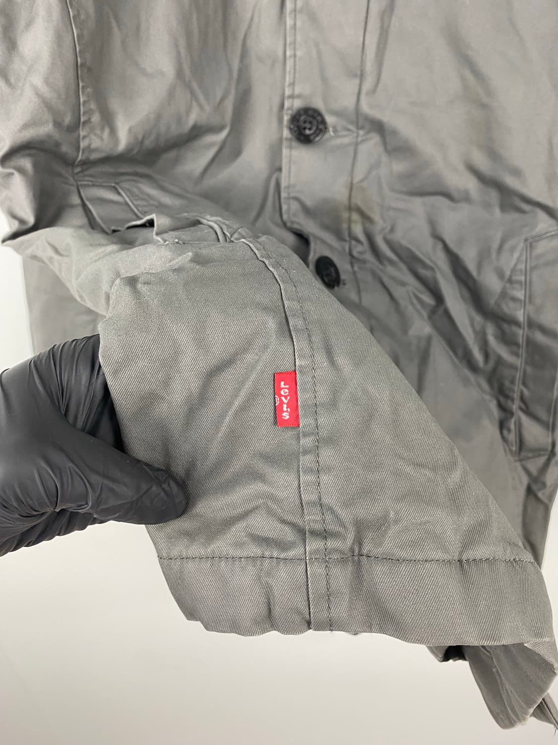 리바이스 피그먼트 빅버튼 야상 자켓 하프코트 XL 상품이미지3