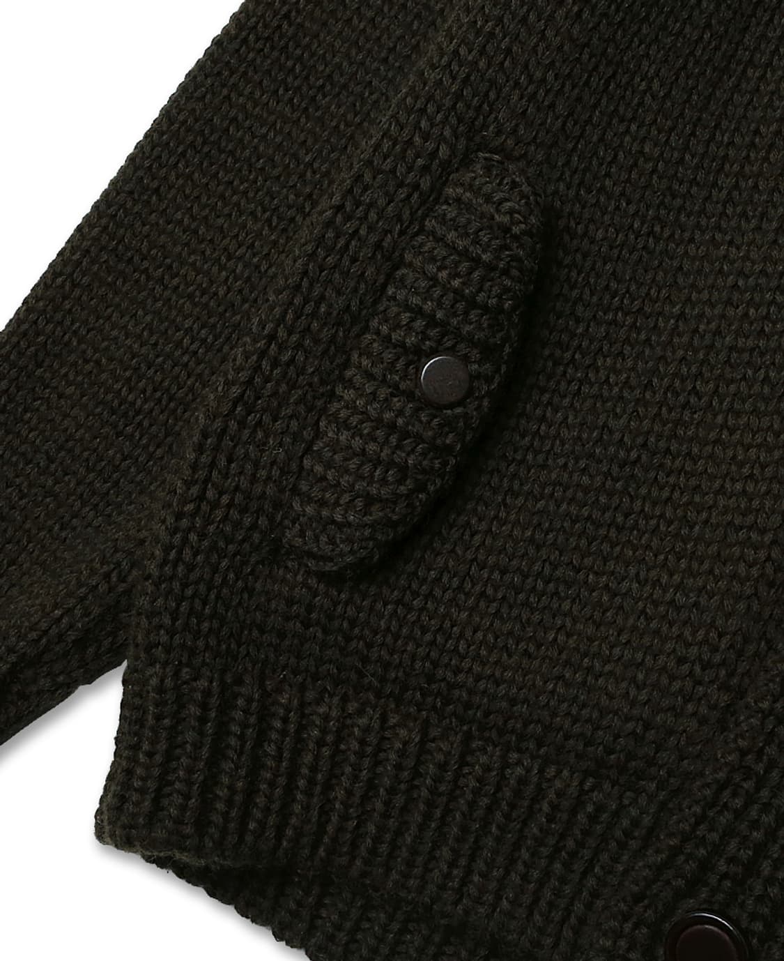 로베르토 콜리나 [Roberto Collina] 카키 헤비 니트 자켓 상품이미지3