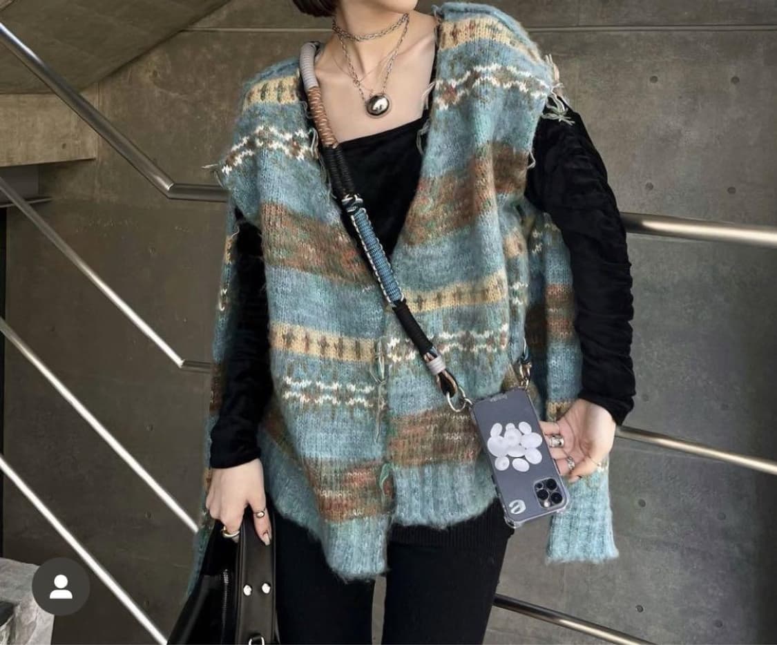 퍼버즈 모헤어 가디건 상품이미지6