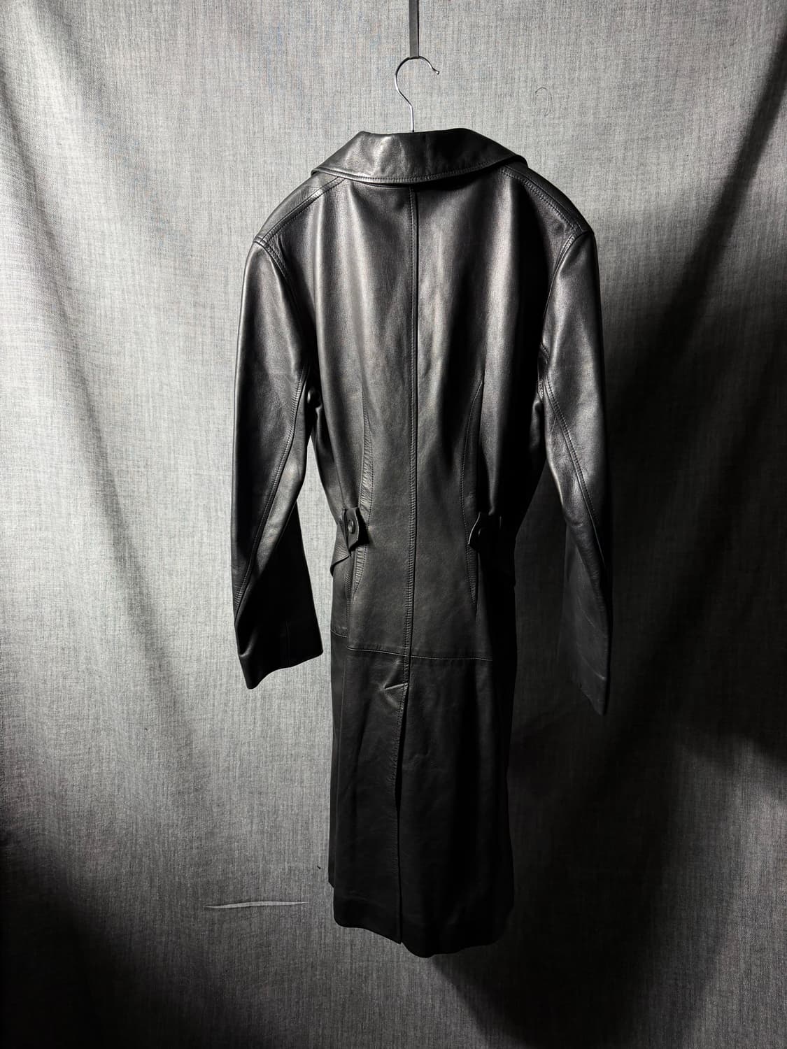 프라다 싱글 레더 코트 상품이미지4