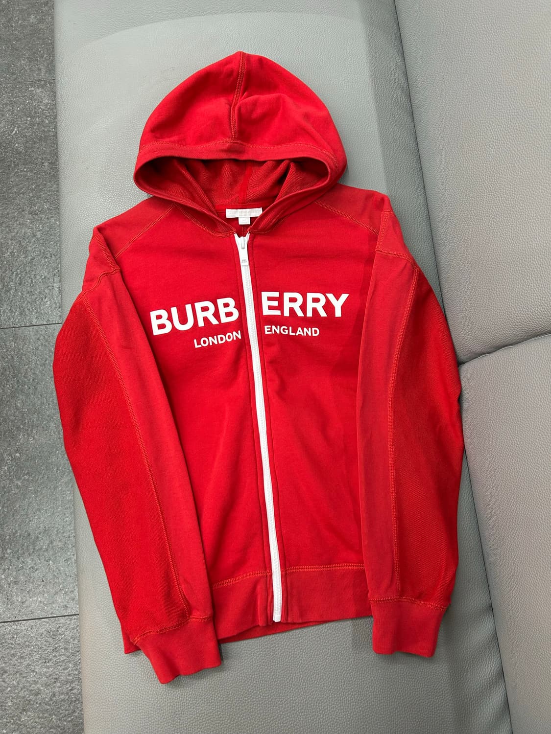 버버리 로고 프린팅 후드 집업(14세/루즈55,66) 상품이미지2