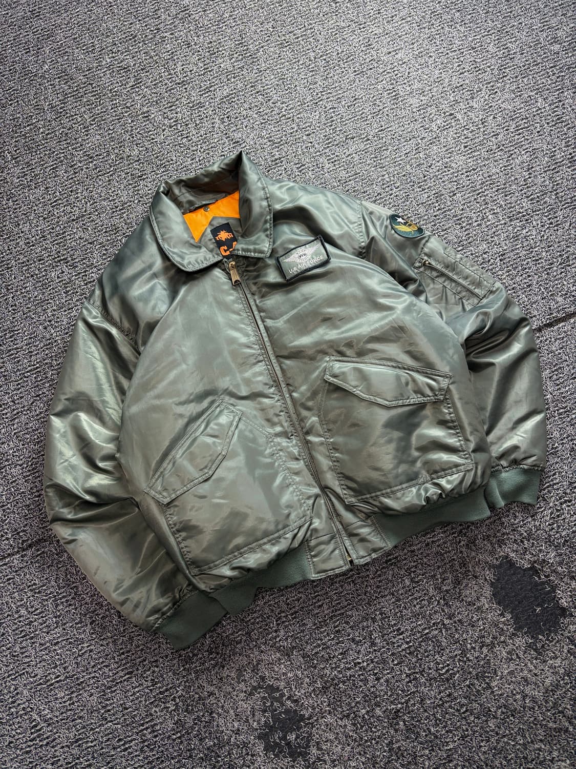 US 에어포스 C-4 MA-1 밀리터리 항공점퍼 3239 상품이미지1