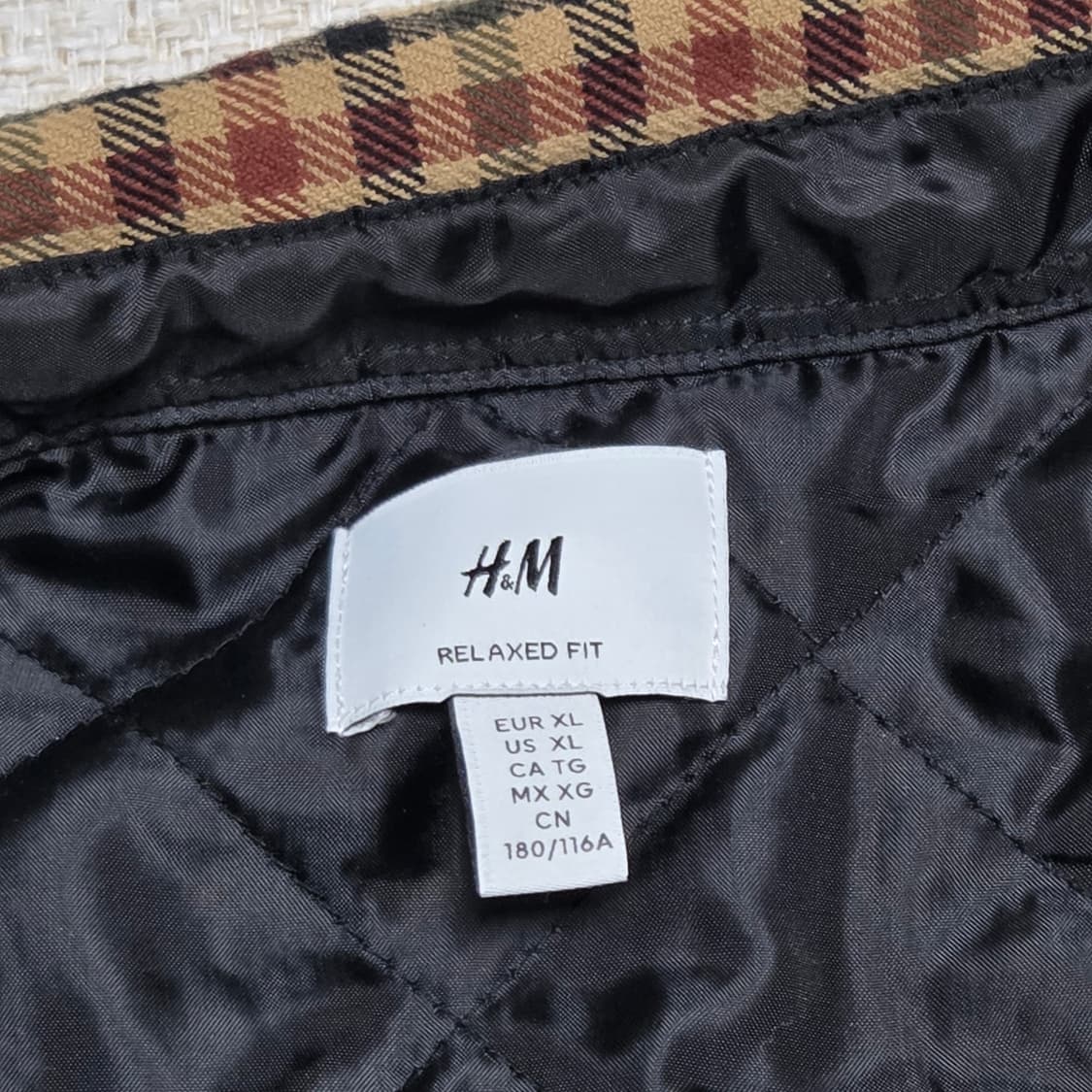 H&M의 패딩 오버 셔츠 워크 자켓 상품이미지3