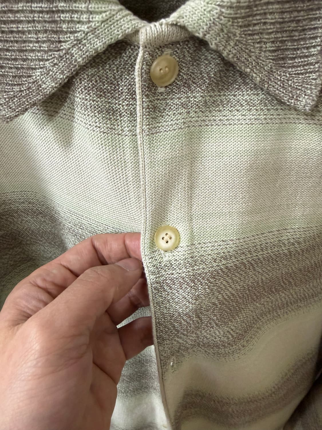 [5] 오라리 26ss 코튼 실크 스프라이트 가디건 라임그레이 상품이미지6