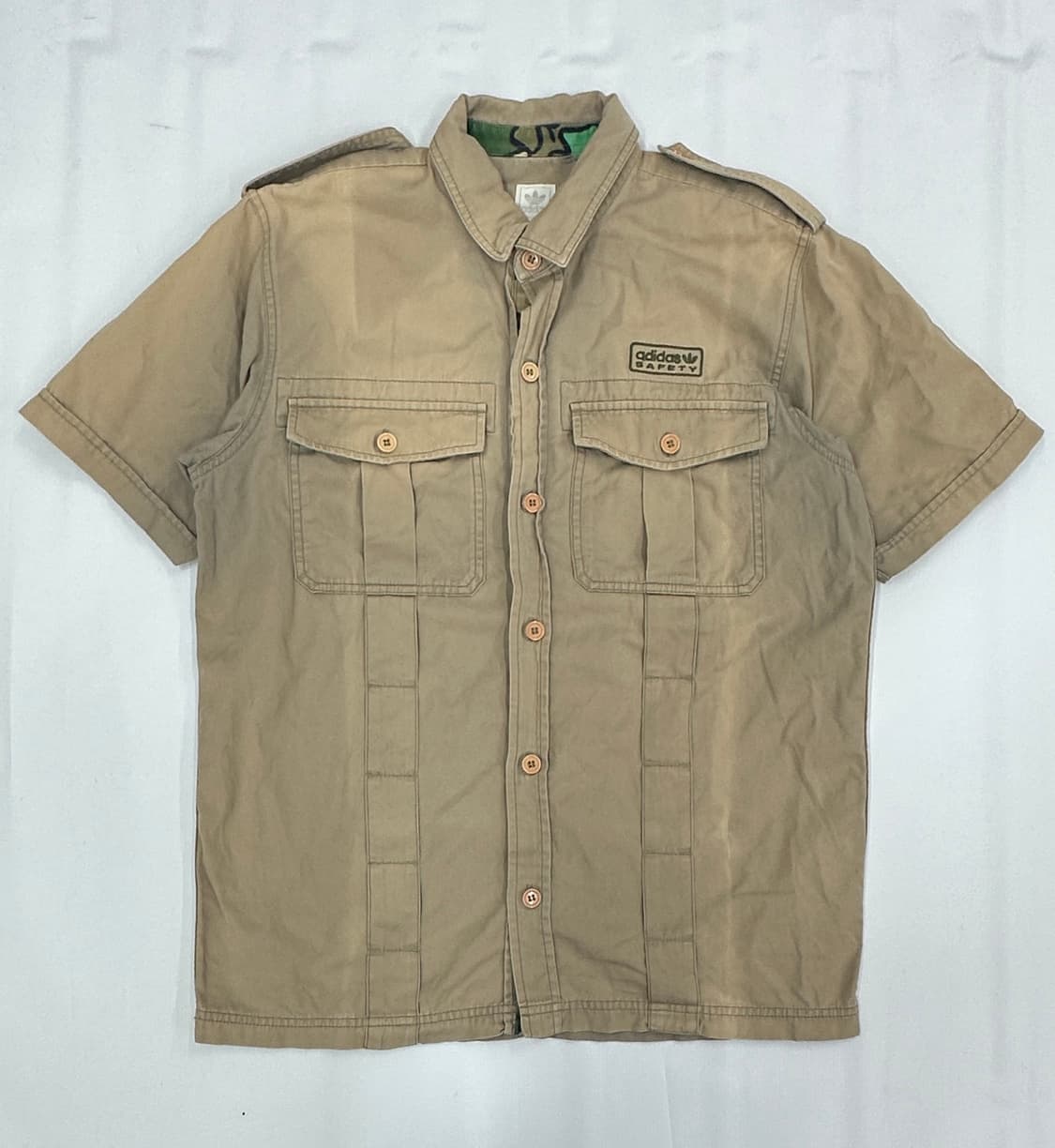 🏝️재팬 오리지널 아디다스 사파리 셔츠🏝️ 아메카지  카모 밀리터리  상품이미지3