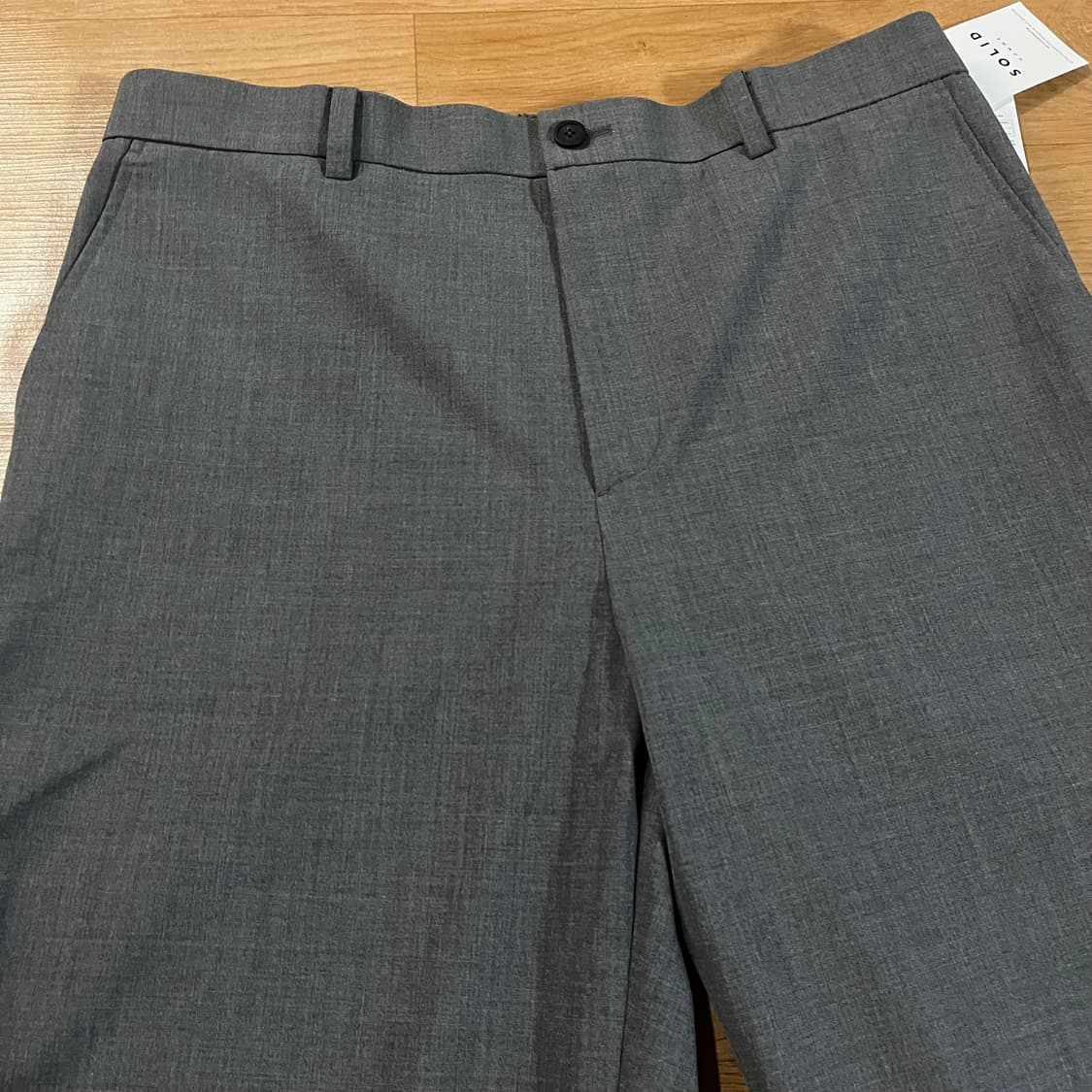 [35-37] (새상품) 솔리드옴므 26ss 밴딩 세미와이드 슬랙스 상품이미지8