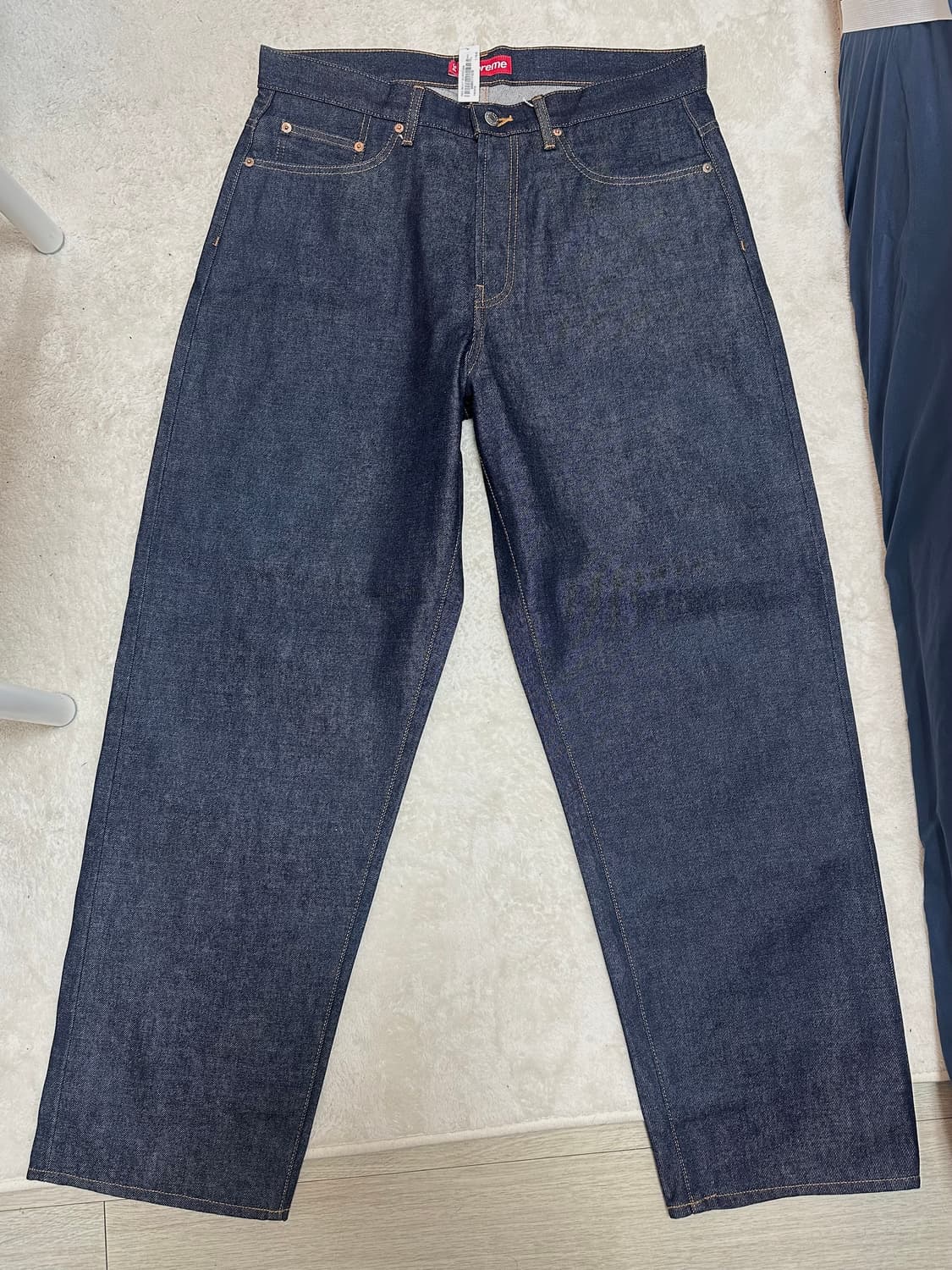 슈프림 리지드 배기 셀비지 진 34 상품이미지1