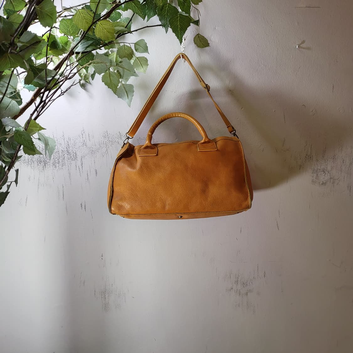 레더 빈티지 보스턴백 상품이미지6