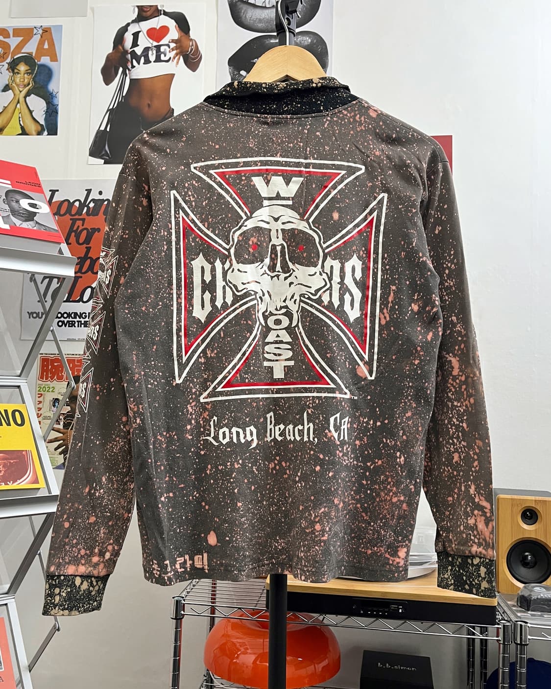 West Coast Choppers 블리치드 쿼터집 맨투맨 상품이미지7