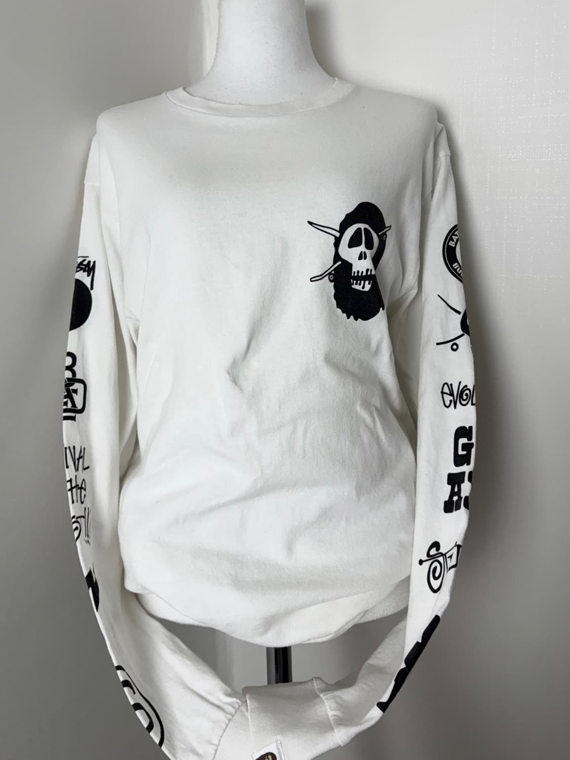 베이프 스투시 콜라보 롱슬리브 상품이미지2