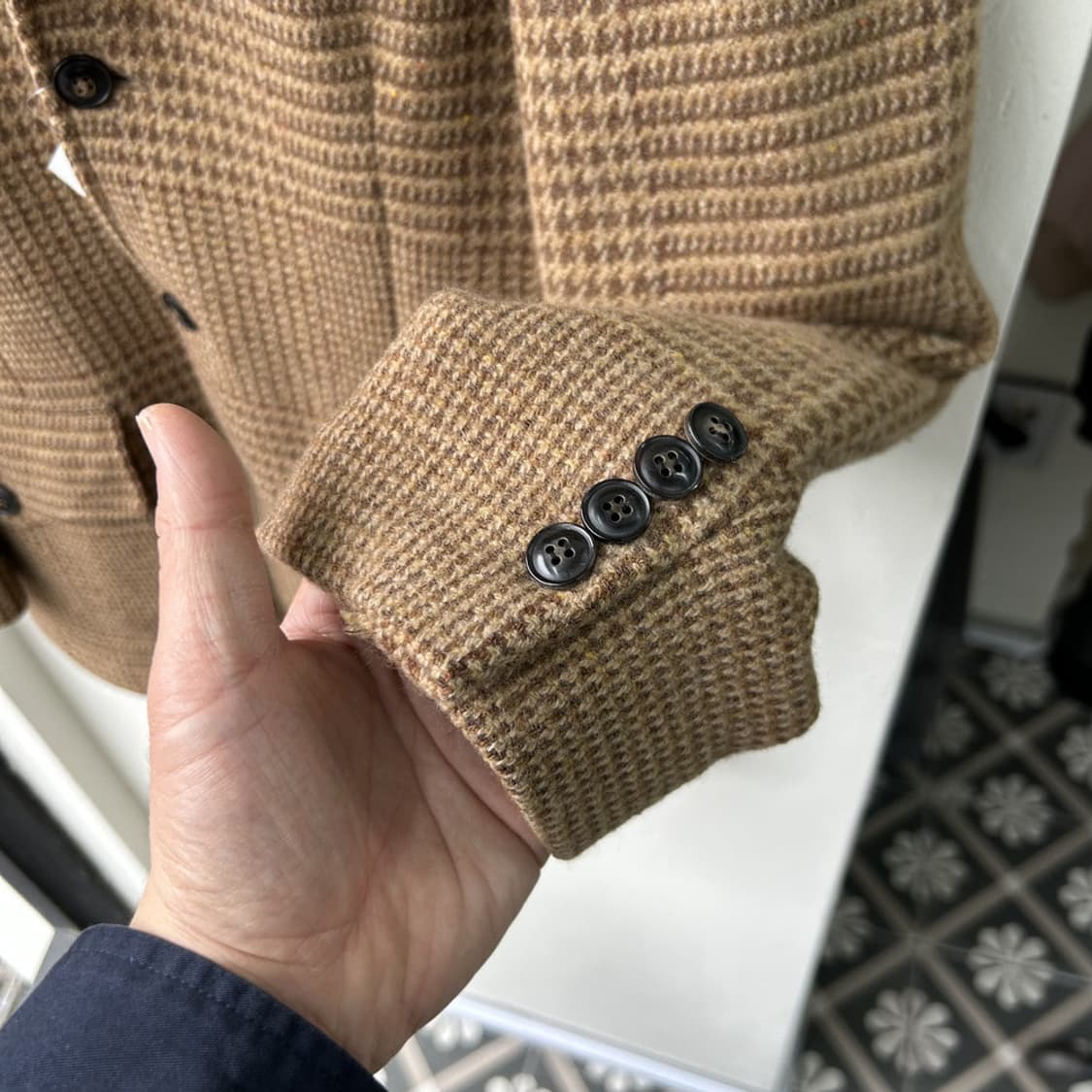 16490 - 폴로 랄프로렌 글렌 체크 울 블레이저 자켓 (38R) 상품이미지5