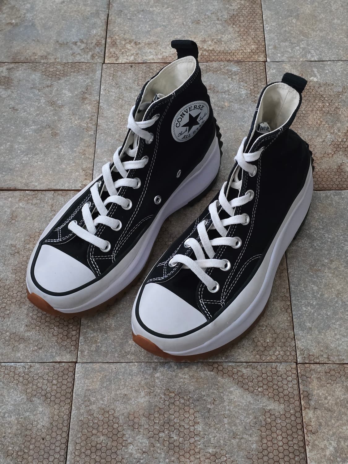 (240)컨버스 런스타 하이크 하이 검흰 상품이미지1