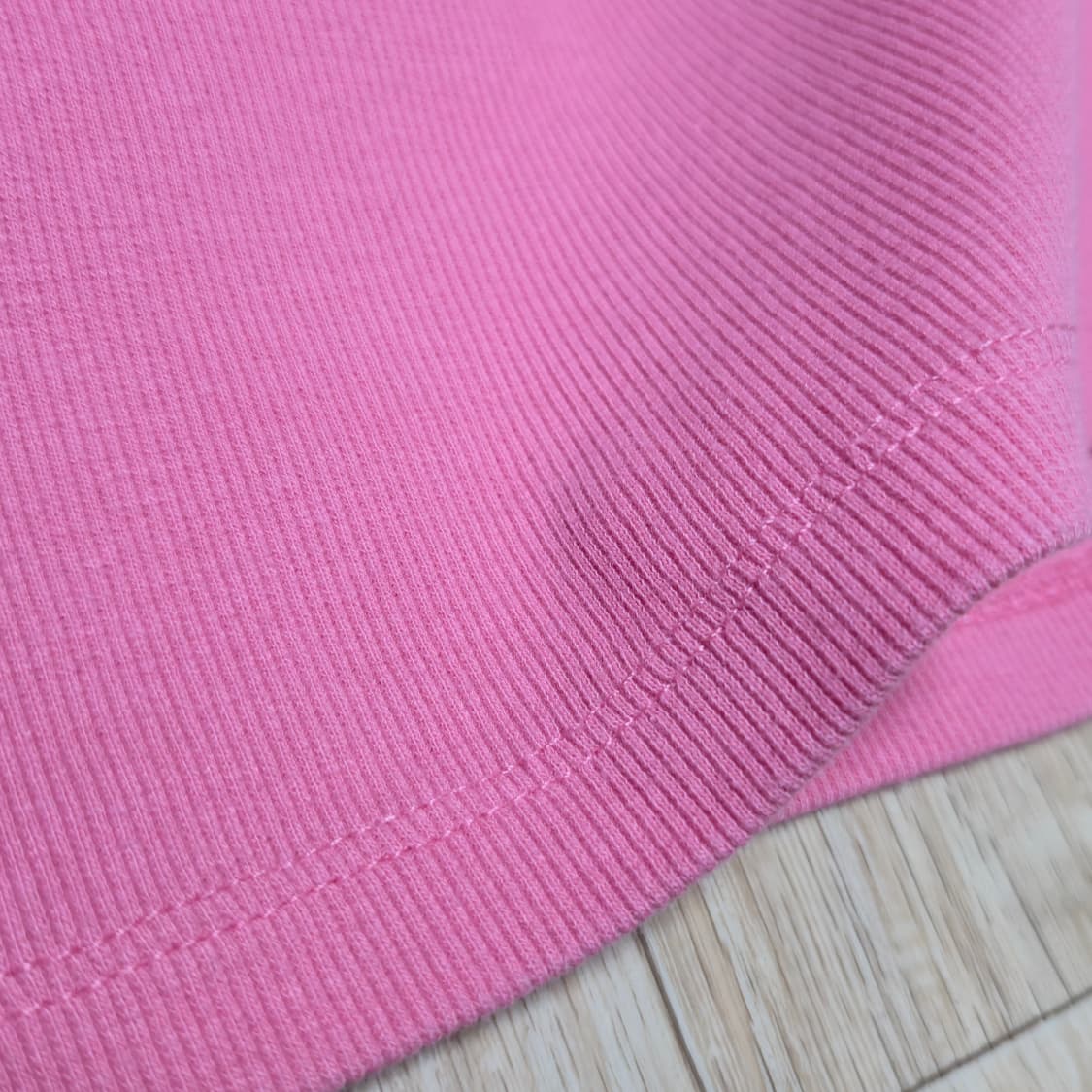 M) 타미진스 핑크 오프숄더 골지 긴팔티셔츠 상품이미지6